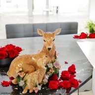 Jay Strongwater Lucy & Leo Deer and Fawn Figurine – A Masterpiece of Elegance and Charm SKU: SDH1971-280