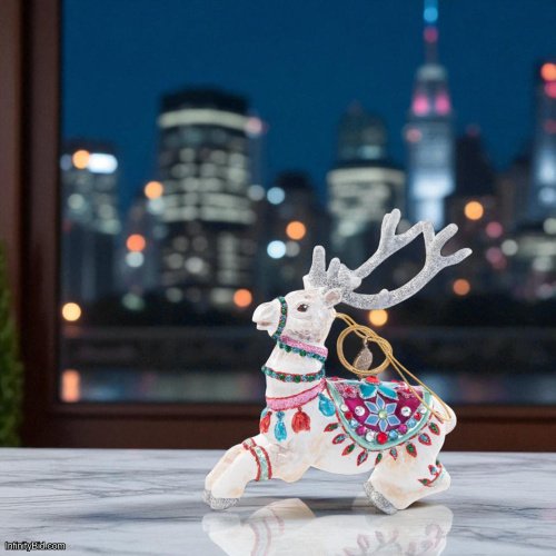 Jay Strongwater Cupid Glass Ornament SKU: SDH20028-250