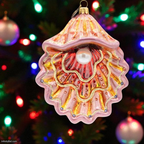 Jay Strongwater Coastal Shell Ornament SKU: SDH20135-230