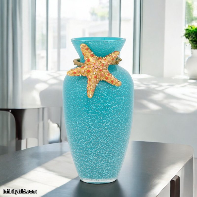 Jay Strongwater Asteria Starfish Vase SKU: SDH2526-230