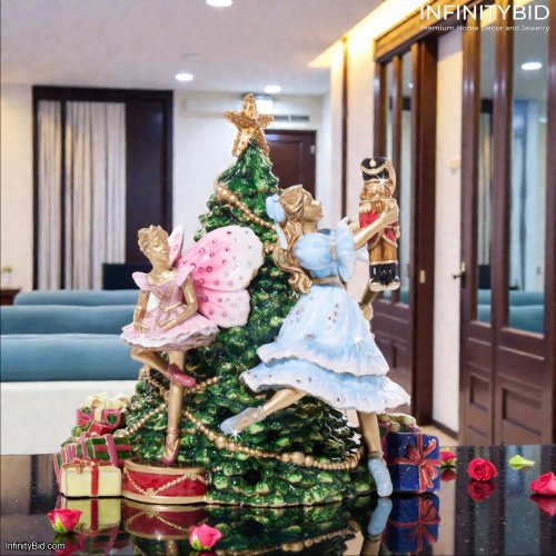 Jay Strongwater Nutcracker Suite Music Box - 2025 Collector's Edition SKU: SDH2607-250